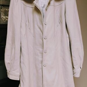 Elevenses Gray Wool Car Coat For Sale!